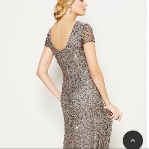 Adrianna Papell Sequin Maxi Gown